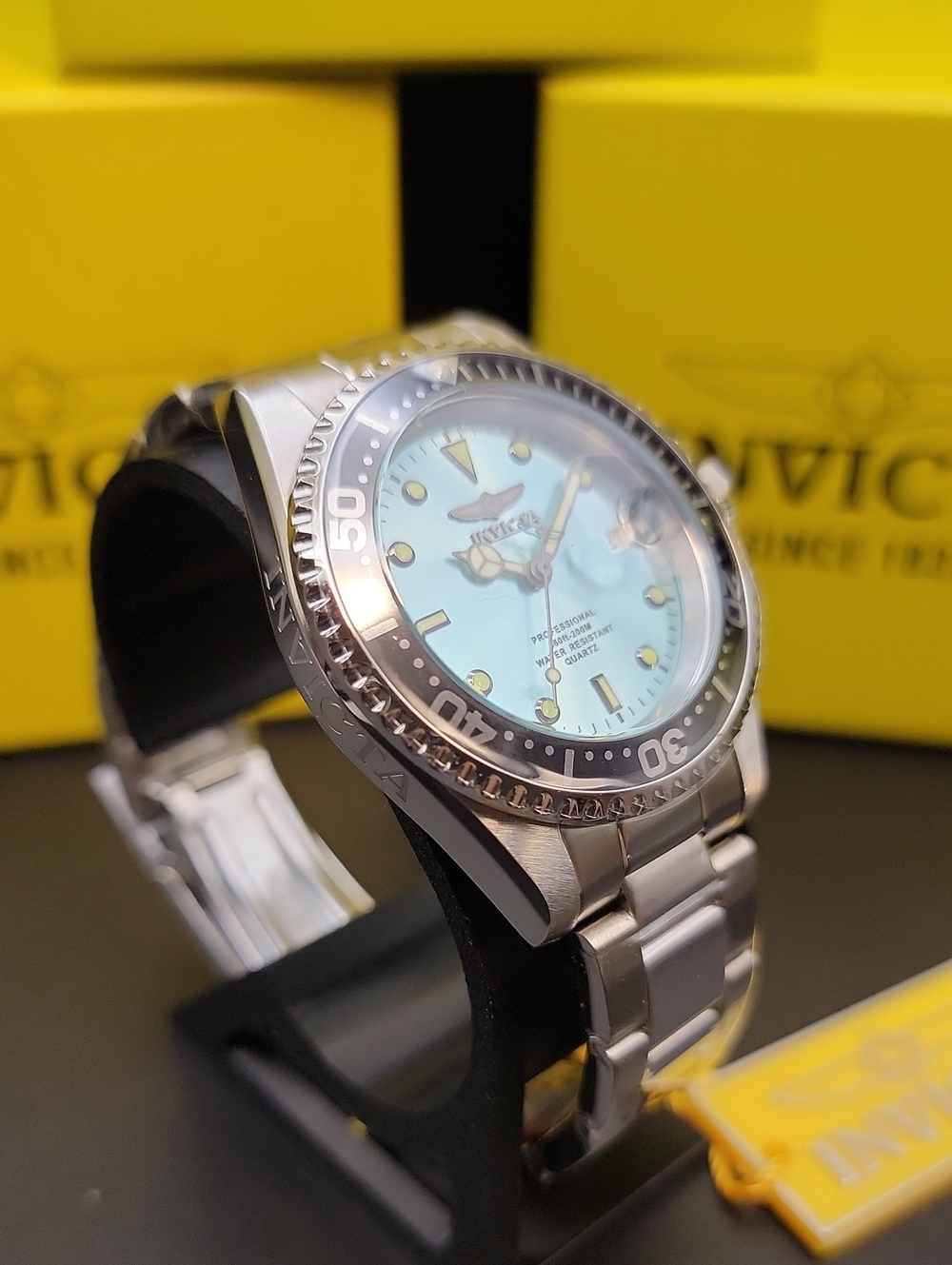 NEW Invicta Pro Diver Anchoris Men's Womens Turquoise Watch 37.5mm Steel (48726) - Picture 6 of 11